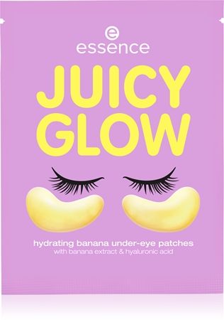 essence JUICY GLOW BANANA maska za oči za predel okoli oči
