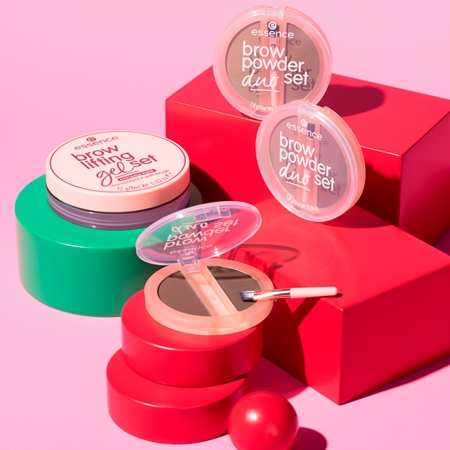 essence Brow Lifting Gel Set Fixatiespray voor Wenkbrauwen