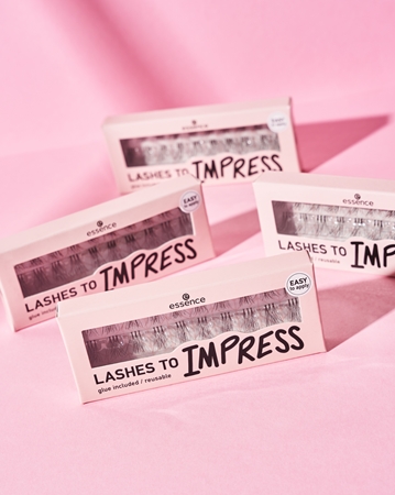 essence LASHES TO IMPRESS umetne trepalnice ugodno pakiranje