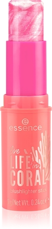essence LIFE in CORAL rozjasňující tvářenka v tyčince