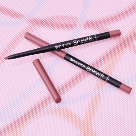essence 8h Matte Comfort Matte Lip Liner with sharpener