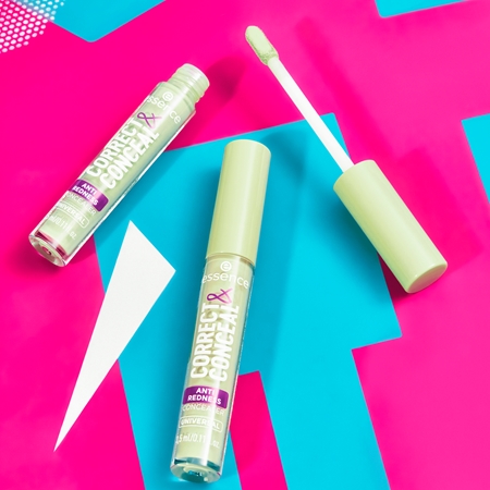 essence CORRECT & CONCEAL corretor anti-vermelhidão