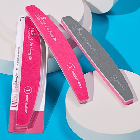 essence studio nails UV GEL NAIL Nagelfeile 2 in 1