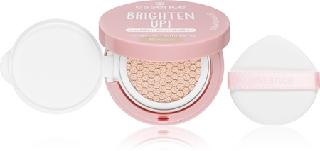 essence BRIGHTEN UP! Cushion Foundation tekoči puder v gobici