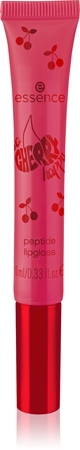 essence SO CHERRY happy brillant à lèvres avec des peptides