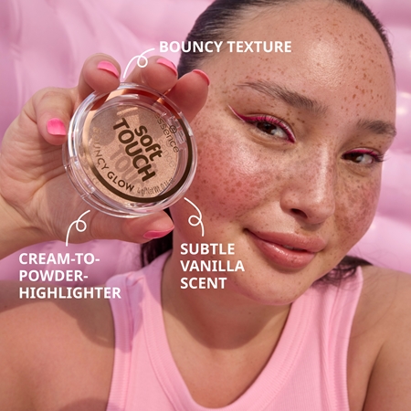 essence Soft Touch cream highlighter with powder effect