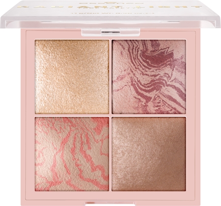 essence Radiant Light παλέτα highlighters και ρουζ