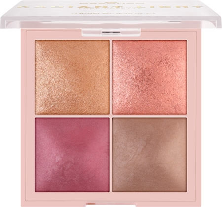 essence Radiant Light paleta de iluminadores e blushes