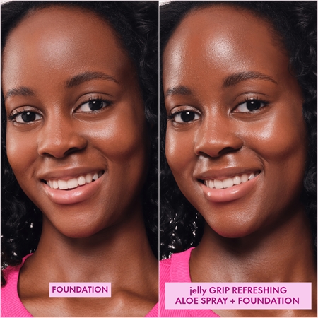 essence jelly GRIP 2-in-1 primer and setting spray with a refreshing effect
