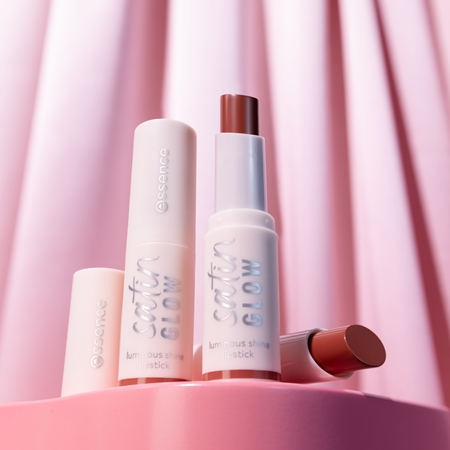 essence satin GLOW Creamy Lipstick With Satin Finish