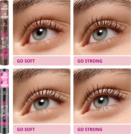 essence lash WITHOUT LIMITS TUBING Volumising and Lengthening Mascara