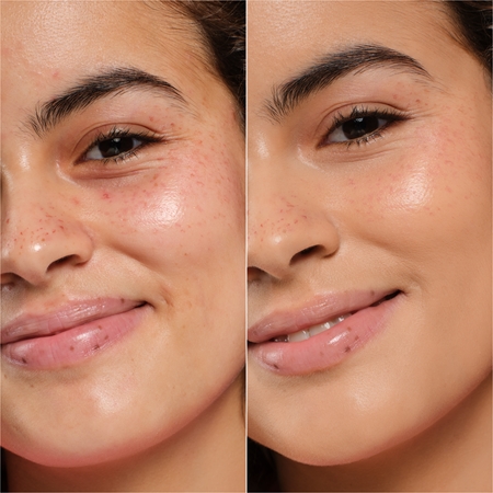 essence silky BLUR Natural Coverage Hydrating Foundation for a matt look