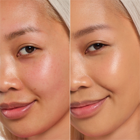 essence silky BLUR Natural Coverage Hydrating Foundation for a matt look