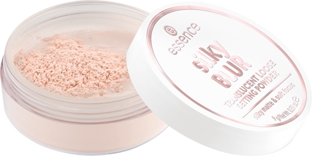 essence silky BLUR loose setting powder for a matt look