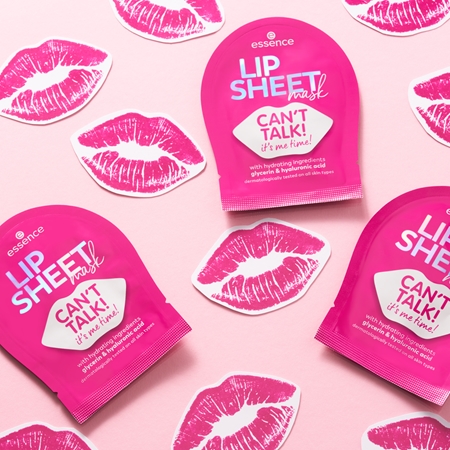 essence LIP SHEET Arkmask för läppar