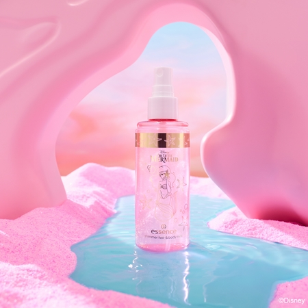 essence Disney The Little Mermaid Body Mist with glitter for women