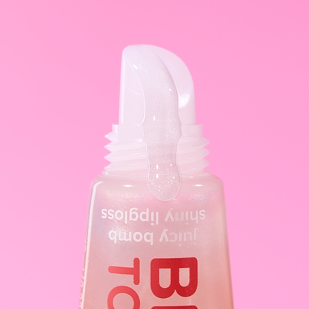 essence Say It With Juicy Better Together shimmering lip gloss
