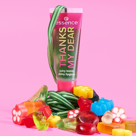 essence Say It With Juicy Thanks My Dear shimmering lip gloss