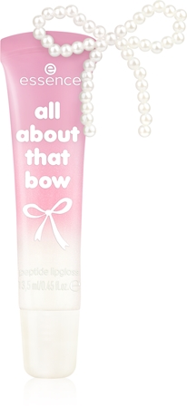 essence All About That Bow Lip Gloss with peptides