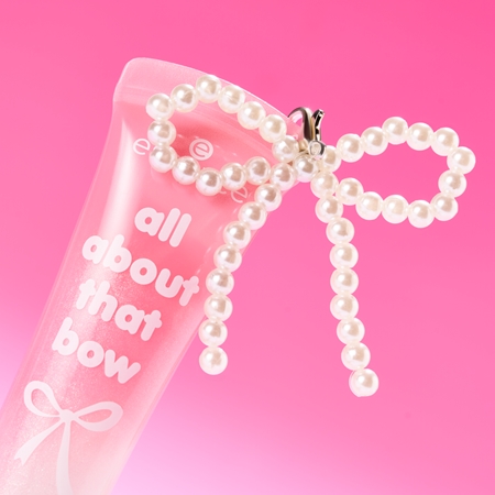 essence All About That Bow Lip Gloss with peptides