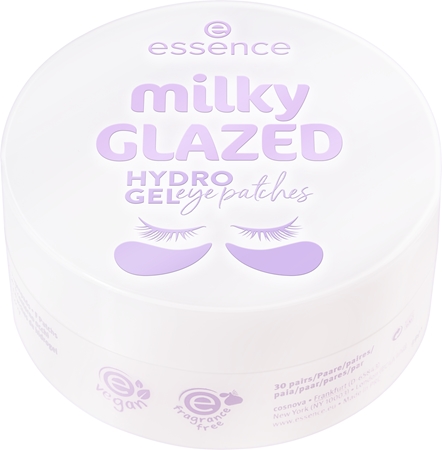 essence milky GLAZED coussinets en hydrogel contour des yeux
