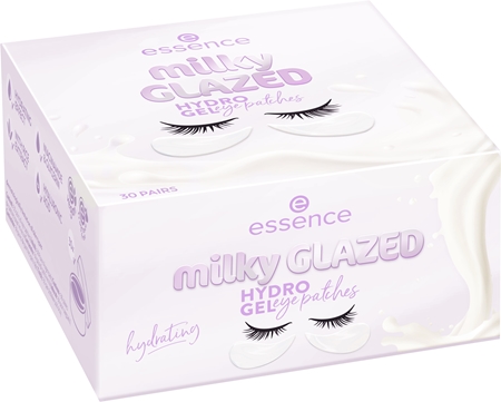 essence milky GLAZED coussinets en hydrogel contour des yeux