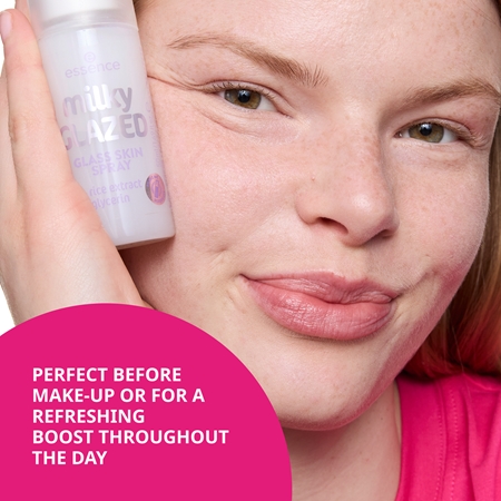essence milky GLAZED spray visage hydratant à effet éclaircissant