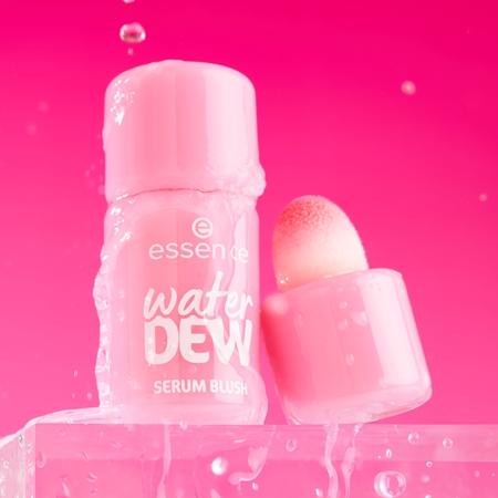 essence water DEW SERUM BLUSH flüssiges Rouge mit aufhellender Wirkung
