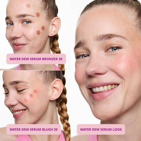 essence water DEW SERUM BRONZER flüssiger Bronzer mit aufhellender Wirkung