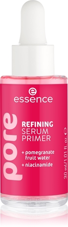 essence pore REFINING SERUM PRIMER pore-minimising serum under makeup