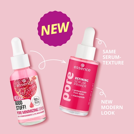 essence pore REFINING SERUM PRIMER pore-minimising serum under makeup