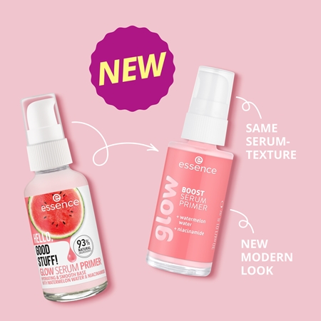 essence Glow Boost Serum Primer sérum subjacente iluminador
