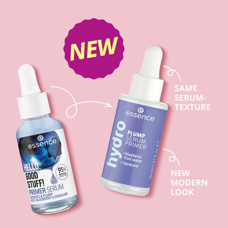 essence hydro PLUMP SERUM PRIMER sérum hidratante sob a maquilhagem