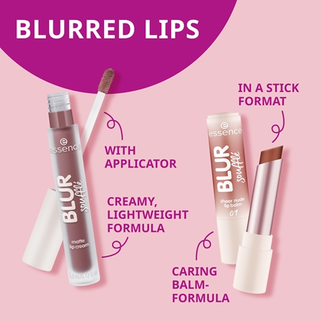 essence Blur Soufflé tönender Lippenbalsam mit Matt-Effekt