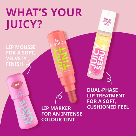 essence JUICY TINT Fixierstift für die Lippen