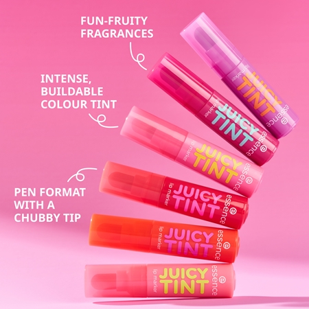 essence JUICY TINT Fixierstift für die Lippen
