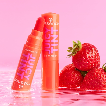 essence JUICY TINT Fixierstift für die Lippen