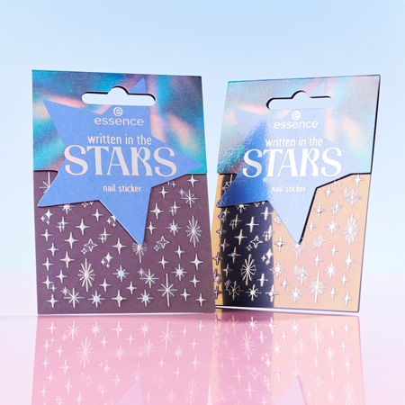 essence written in the STARS stickers ongles