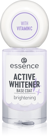 essence Active Whitener Base Coat Basic Nagellack mit Weiß - Effekt