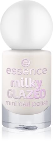 essence milky GLAZED Nagellack mini