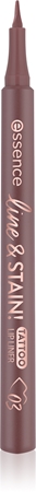 essence line & STAIN! TATTOO Lippenkonturenstift für einen langanhaltenden Effekt