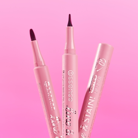 essence line & STAIN! TATTOO Lippenkonturenstift für einen langanhaltenden Effekt