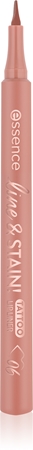 essence line & STAIN! TATTOO Lippenkonturenstift für einen langanhaltenden Effekt