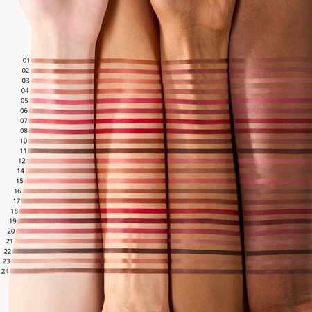 essence 8h Matte Comfort Matte Lip Liner with sharpener