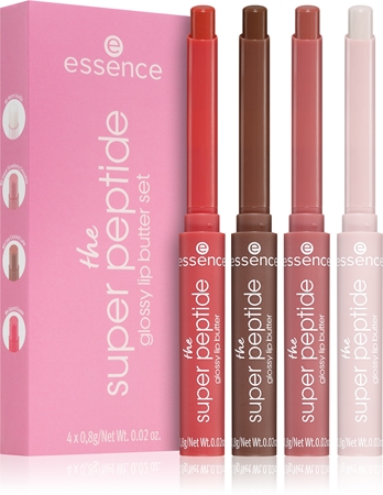 【値下げ中】Perfect Natural Essence essence the super peptide glossy lip butter set | Livrare rapida