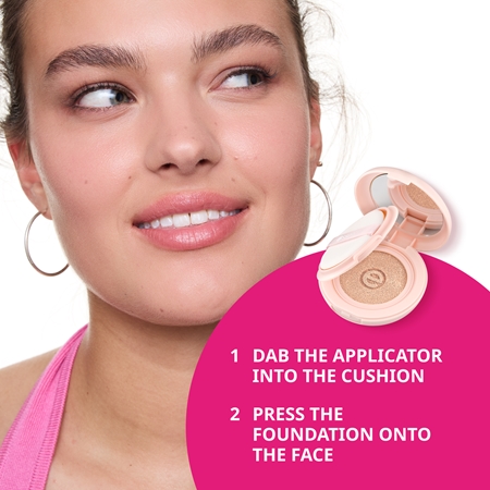 essence silky CUSHION FOUNDATION cushion foundation medium-coverage