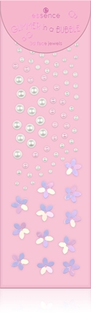essence GLIMMER IN A BUBBLE kleebised näole