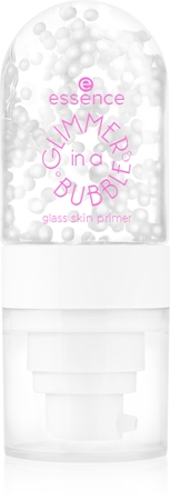 essence GLIMMER IN A BUBBLE Liquid Primer for radiant-looking skin