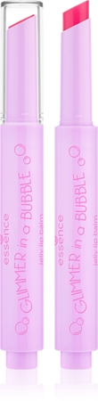essence GLIMMER IN A BUBBLE baume à lèvres teinté texture gel