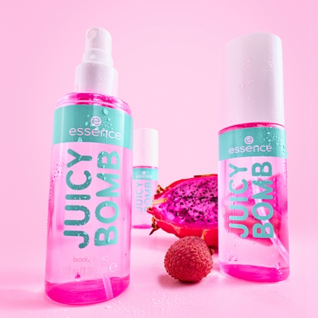essence Juicy Bomb Tropical Drop Body Mist for women fragrance 106 Lychee Livin'